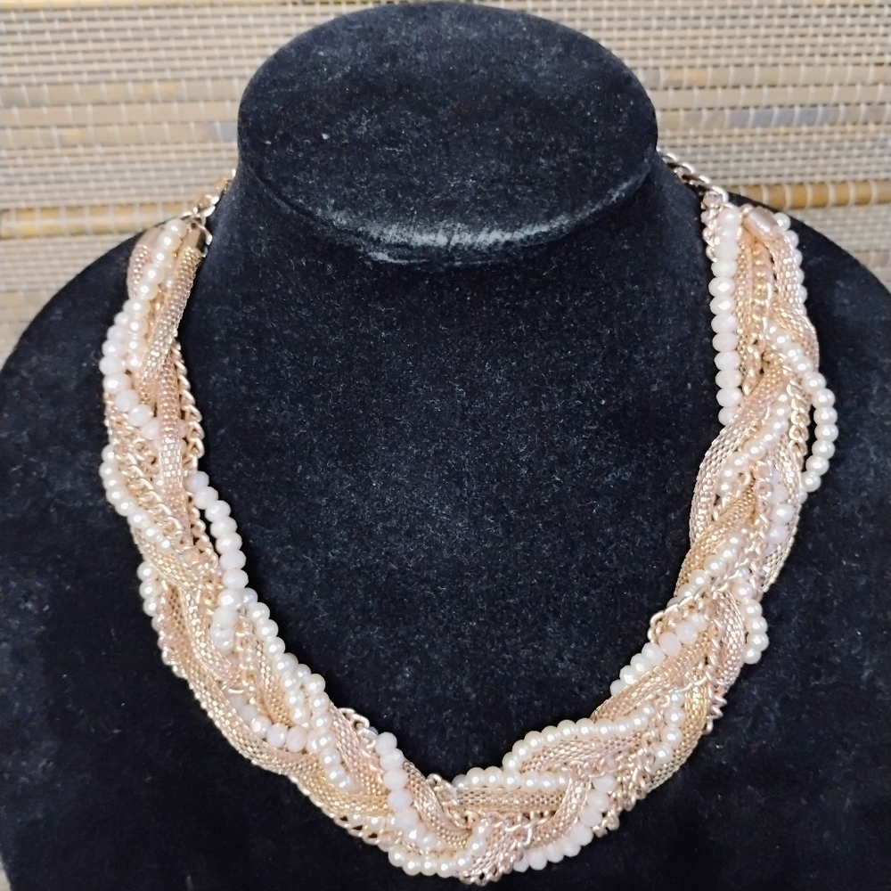 Gorgeous NY&Co  Multi Strand Beaded Necklace NWT